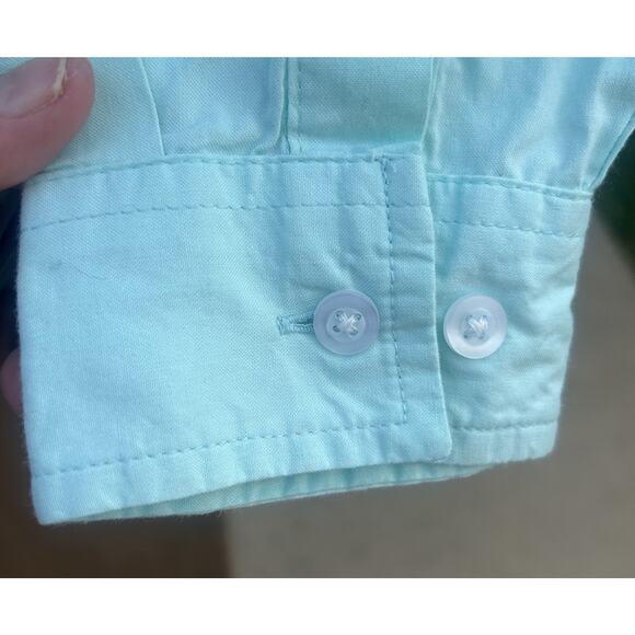 EUC Jack Thomas Boys Button Down Shirt-Size Medium 10-12 Measurements in Descrip - Picture 8 of 12